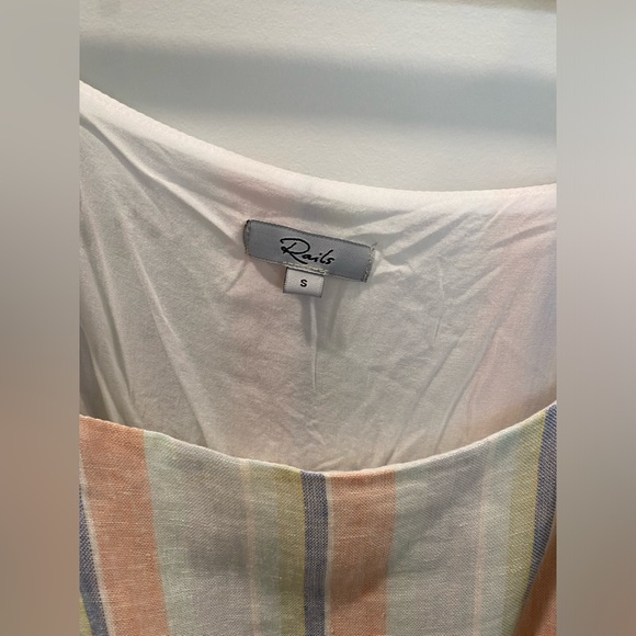 Rails Sandy Mini Dress Beach Cover up size Small linen blend - Picture 7 of 13